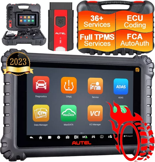 Autel MaxiCOM MK906 PRO-TS Auto Diagnostic Tool and TPMS Relearn E-C-U Coding