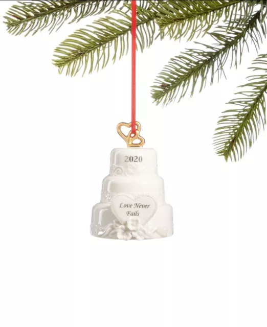 Holiday Lane Our First, Wedding 2021 Cake Ornament