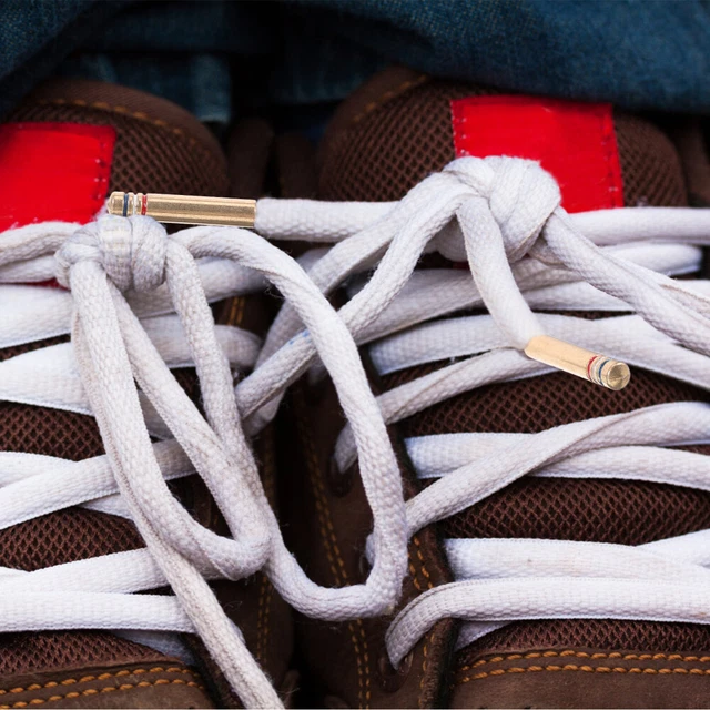 40 Pcs Shoelace Parts Ends Tips Aglets for Shoelaces with Hat