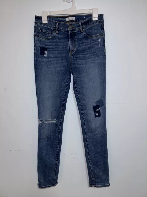 Ann Taylor LOFT Womens Jeans Size 28/6 Medium Wash Denim Blue Modern Skinny