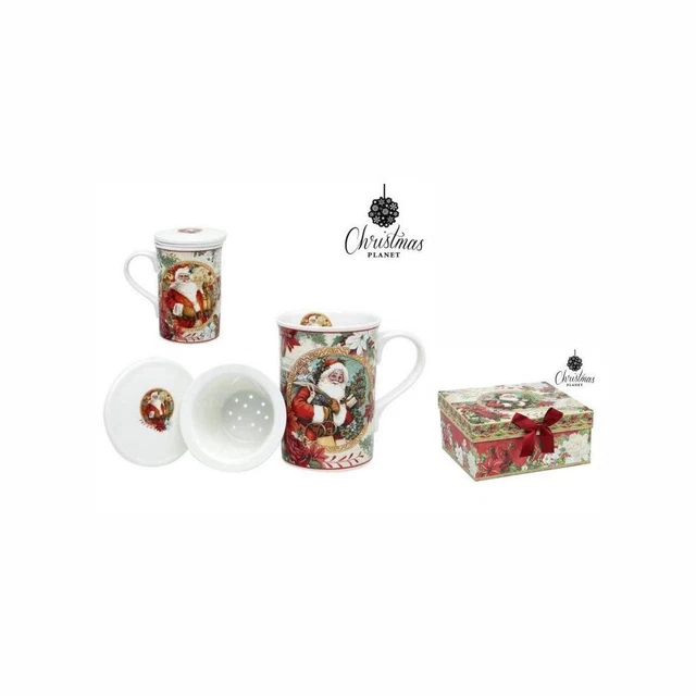 Tasse Mit Box Christmas Planet 4230 Weihnachtsmann Kaffeebecher Pott