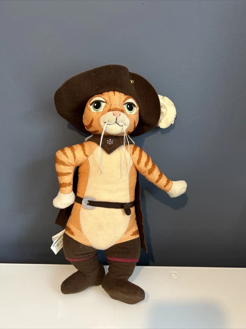 Puss ‘n Boots: Talking Plush Toy from Shrek 2. Dreamwork’s.