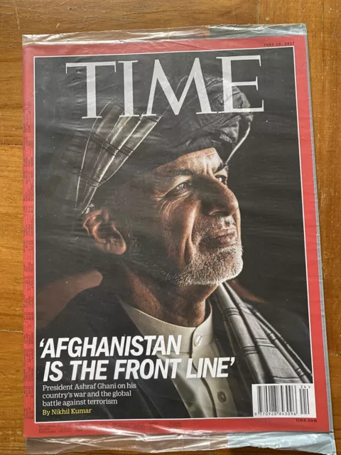 TIME Magazine 2017 Afghanistan Front Line Ashraf Ghani War Terrorism NEW SEALED