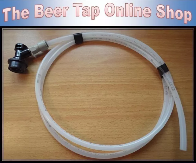 3/8" Beer Line/Pipe With Beverage Ball Lock Disconnect for Cornelius/Corny Kegs