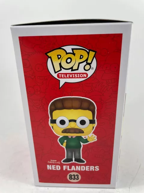 Tone Rodriguez Signed & Sketched The Simpsons Ned Flanders Funko POP JSA COA 3