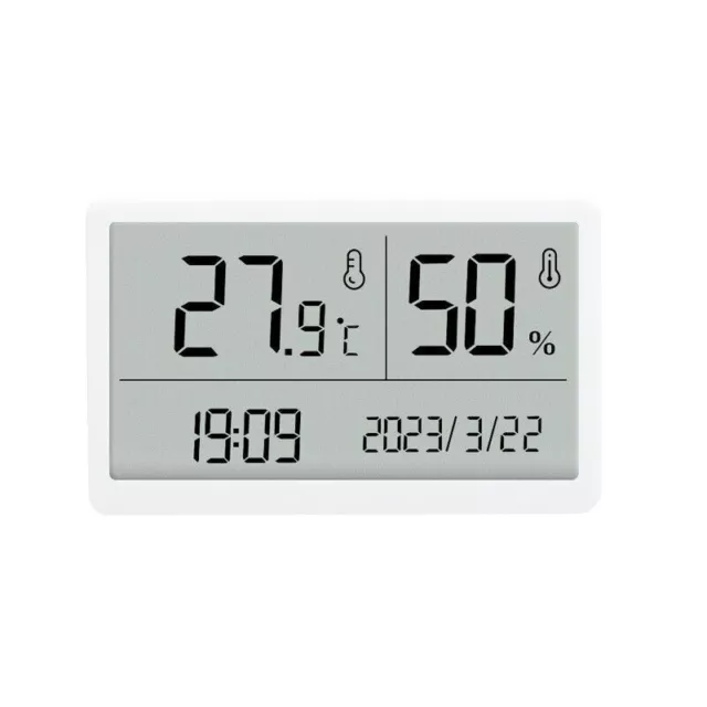 Digital LCD Humidity Temperature Meter, Temperature, Time Humidity, Date display 3