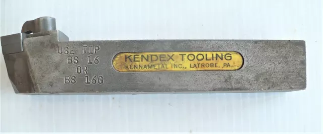 Kennametal Kendex Lathe Turning Tool Holder 1"x 1"x 5" Shank BS 16 square Insert