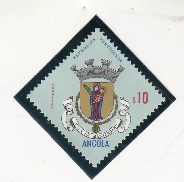 Angola 1963. City of Massangano. Coat of Arms (1st. series) 10 c. Sc# 449. MNH