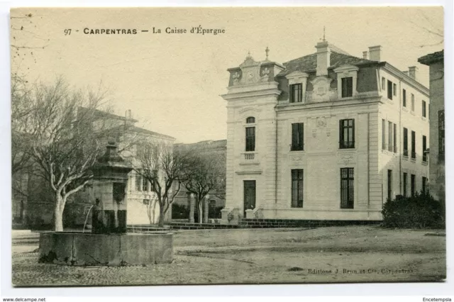 CPA-Carte postale-France - Carpentras - La Caisse d'Epargne - 1907 ( CP4612 )