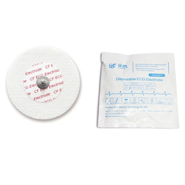 REPLACEMENT 100 ELECTRODES Pads Disposable Home ECG EKG Heart Monitor