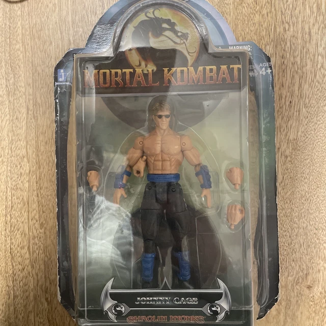 MORTAL KOMBAT SHAOLIN Monks JOHNNY CAGE Action Figure Jazwares 2006 NIB