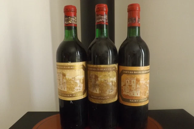 3 bts chateau  ducru beaucaillou  1970/1978/1981  SAINT JULIEN *3 BTS*