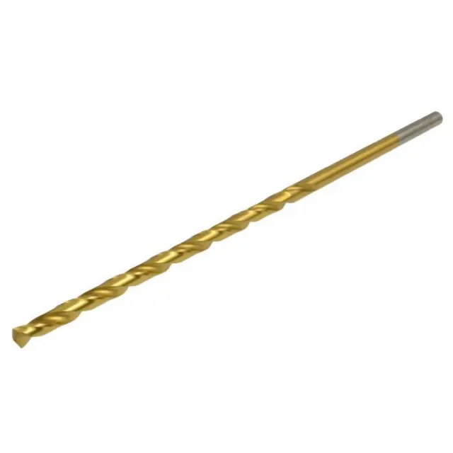 Pack Size 5 Extra Long Series Drill 12mm x 315mm OAL HSS Titanium Coated Alpha