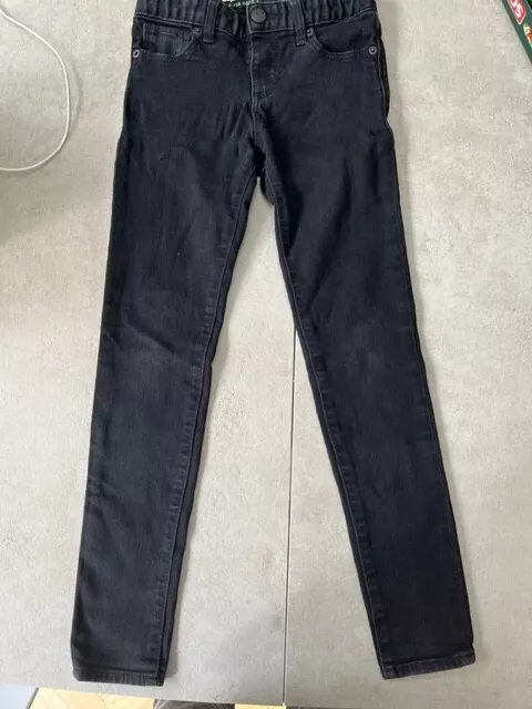 excellent GAP KIDS super skinny fit age 8 regular boys denim jeans black