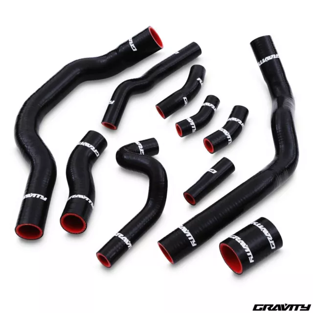 10Pc Silicone Race Radiator Rad Hose Pipe Kit For Bmw Mini R53 Cooper S 00-06