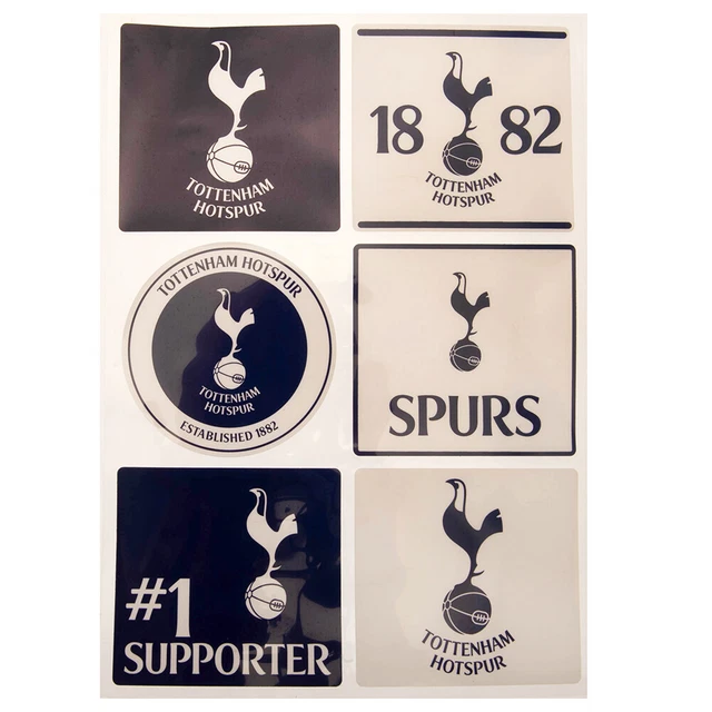 Tottenham Hotspur FC Car Decal Set (Pack of 6) (TA10452)