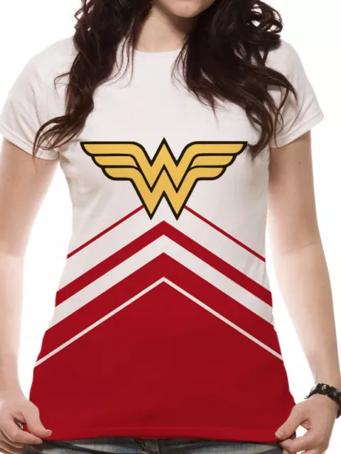 Wonder Woman Cheer Leader Sublimated Official Ladies DC Comics Licensed T-Shirt