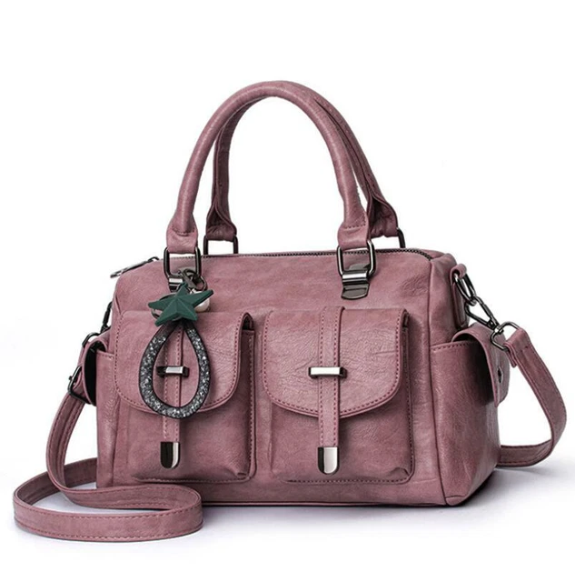 Weibliche Boston-Beutel-Handtaschen-weiches Leder-große Kapazitäts-Mutter-Tasche