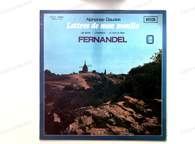 Fernandel, Alphonse Daudet - Les Lettres De Mon Moulin - Volume 2 F LP '*
