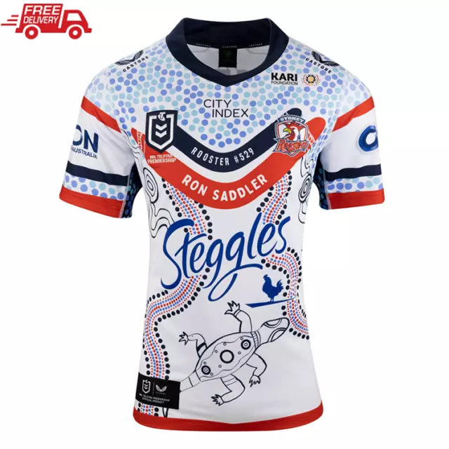 Pre-Order - Sydney Roosters Replica 2024 Indigenous NRL Jersey - Free Postage