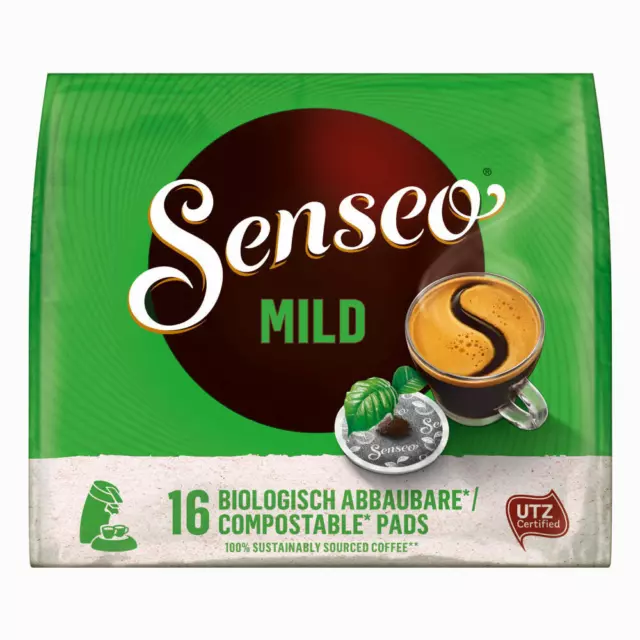 SENSEO KAFFEEPADS Mild Fein & Samtweich Kaffee neues Design 3 x 16 PADS 2
