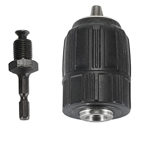KuangBBBTools Keyless 1/2" Drill Chuck Chuck Coversion with 1/2-20 UNF Mount