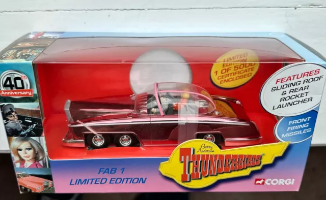 CORGI THUNDERBIRDS LADY PENELOPES FAB 1 LIMITED EDITION BY Gerry Anderson
