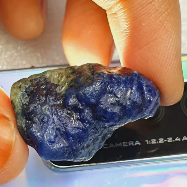 NATURAL Uncut Rough Blue Sapphire 250 Ct CERTIFIED Loose Gemstone Lot