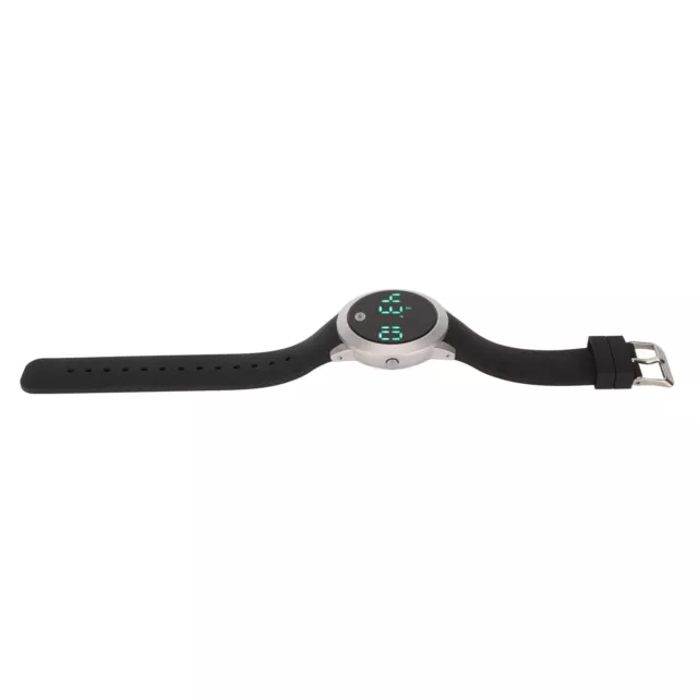 (Silver Shell Black Belt Small)Digital Waterproof Watch Stylish Color Touch IDS