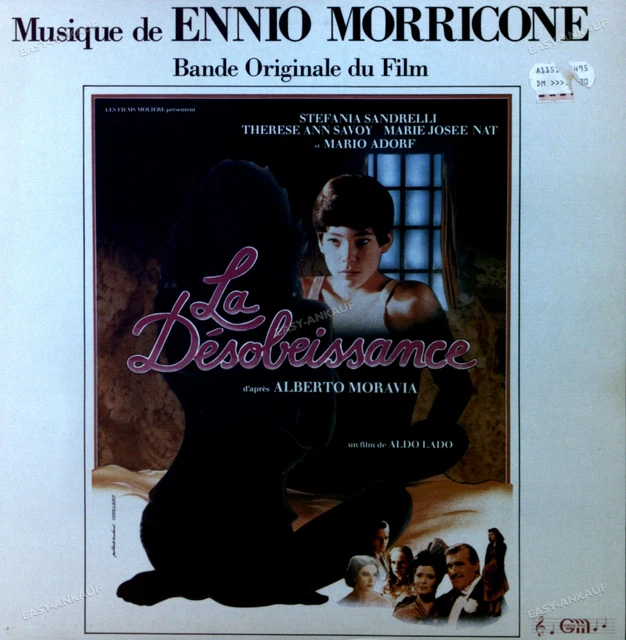 Ennio Morricone - La Désobeissance (Bande Originale Du Film) FRA LP 1981 .