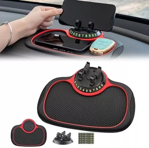 Multifunction Car Anti-Slip Mat Auto Phone Holder, Dashboard Phone Mount AUTO UK