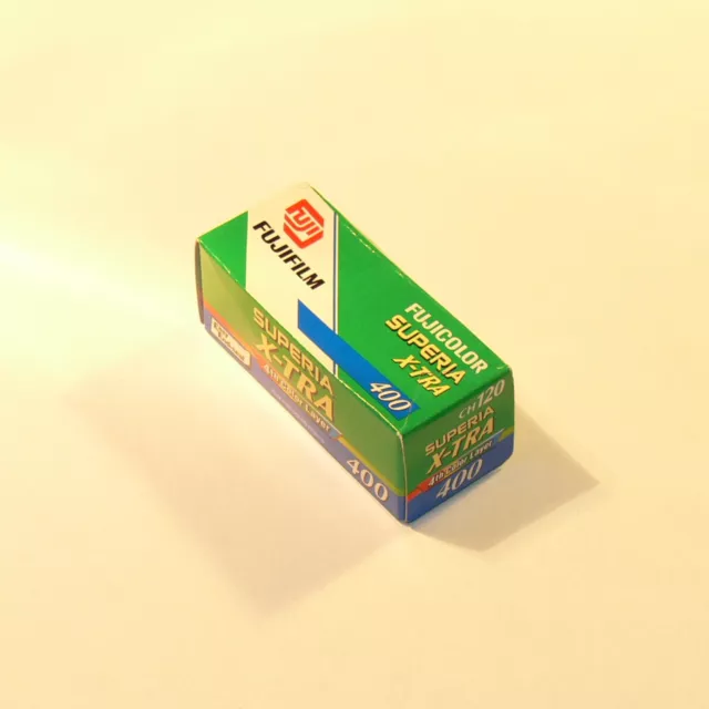 FUJI Fujifilm SUPERIA X-TRA 120 roll film - Expired 2008 OLD STOCK made in JAPAN