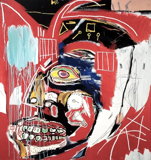Jean-Michel Basquiat En Esta Estuche Primitivism Neo-Expressionism Moderno Arte