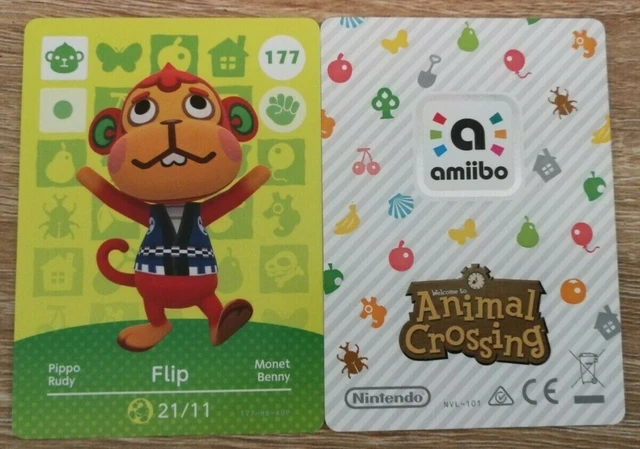 Carte Amiibo Animal Crossing 112 Don Holo [EUR] Série 2 Near Mint