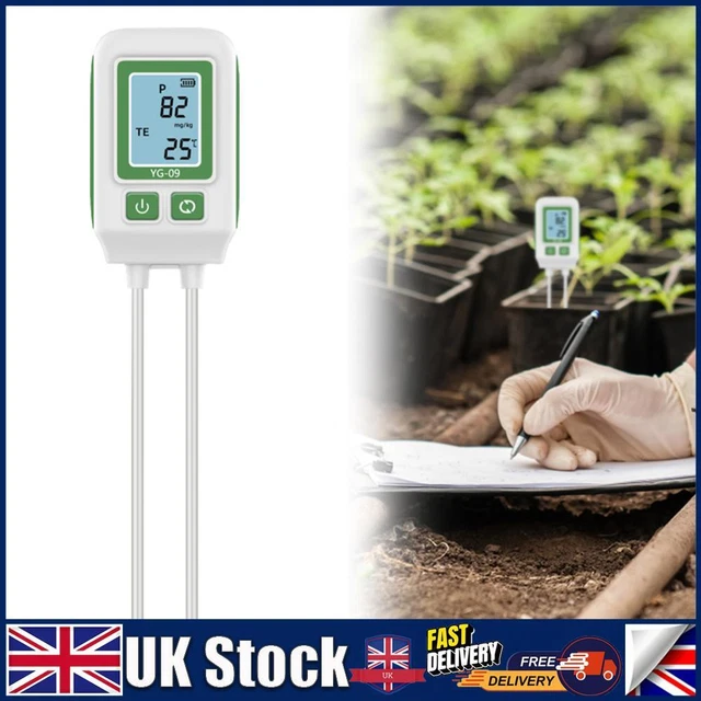 SOIL NPK ANALYSER Meter 0-1999mg/kg Nutrient Analyzer for Gardening ...