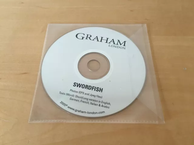 Used - CD ROM Graham Swordfish - Used IN Shop - Item For Collectors