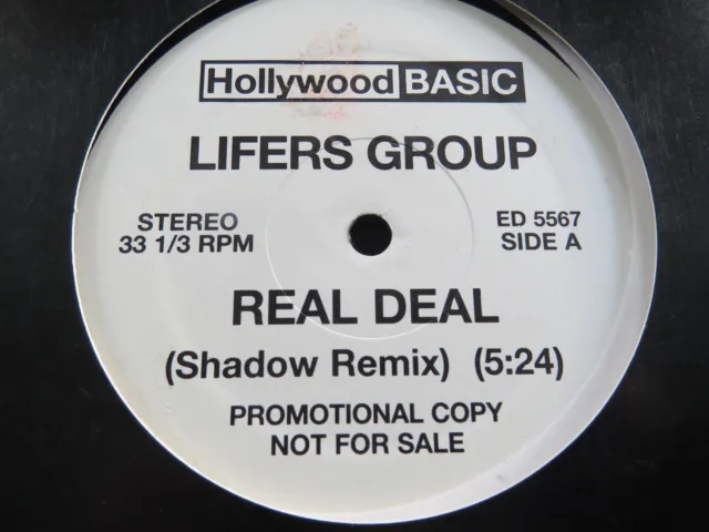 LIFERS GROUP - Real Deal/DJ SHADOW - Lesson 4 - Rare 12" single - 1991