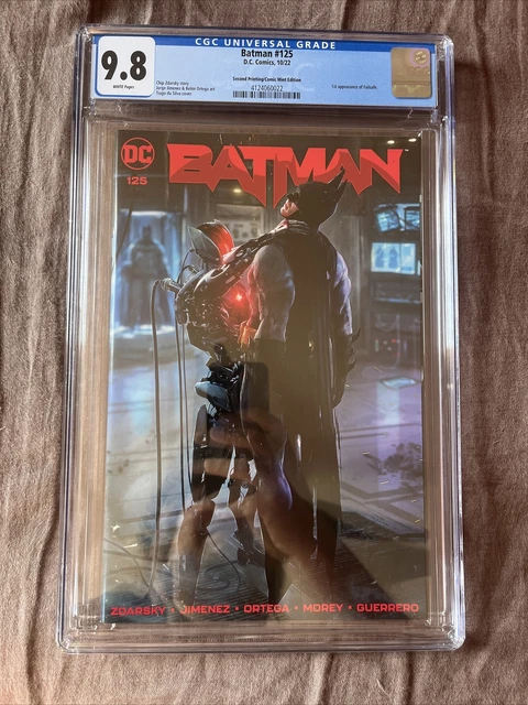 Batman #125 CGC 9.8 DC 2nd Print Tiago da Silva Variant 1st Failsafe Cameo Cover