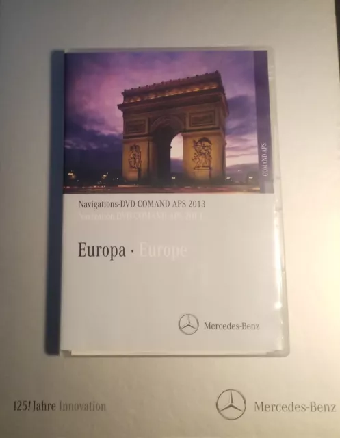 Original Mercedes-Benz Europa Navigations 2 DVDs Command 2013