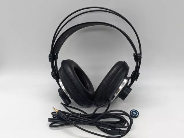 AKG K240 MKII headphones professional semi-open over-ear studio wired black READ