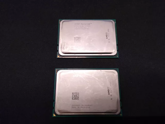 2x MATCHED OS6238WKTCGGU AMD OPTERON 6238 2.60GHZ 16MB 12-CORES 115W PROCESSOR