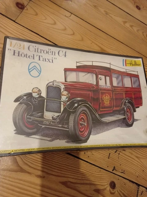 1/24 MAQUETTE HELLER citroen c4 waterman annees 80 neuve sous cellophane EUR 50,00 - FR