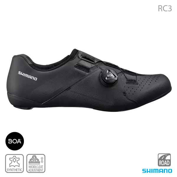 Shimano RC300 Road Bike Shoes Black