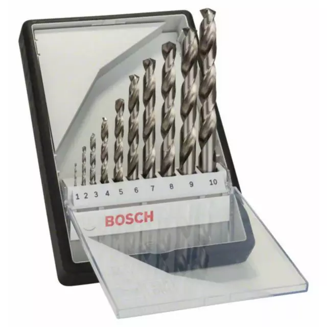 Bosch Accessories 2607010535 HSS Jeu de forets pour le métal 10 pièces meulé