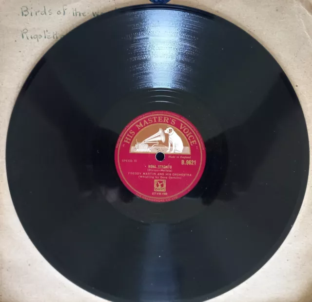 Freddy Martin & His Orchestra: Bumble Boogie 10" Shellac 78rpm Single Near Mint