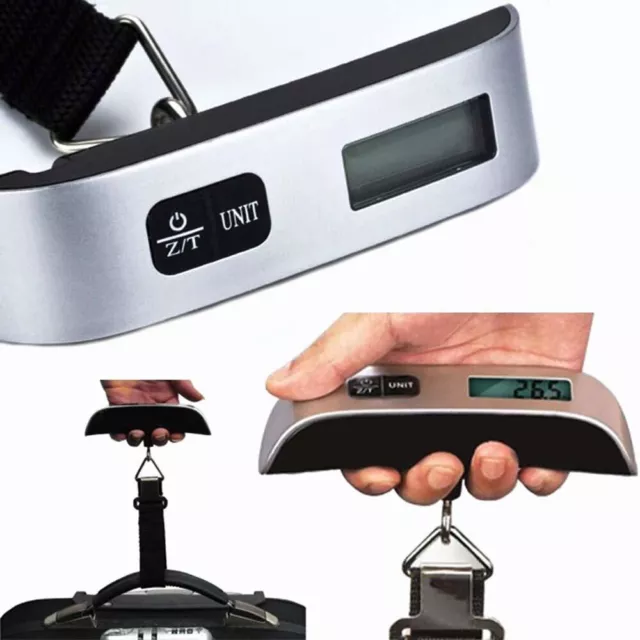 50KG LCD Digital Travel Portable Handheld Weighing Luggage Scales Suitcase Bag