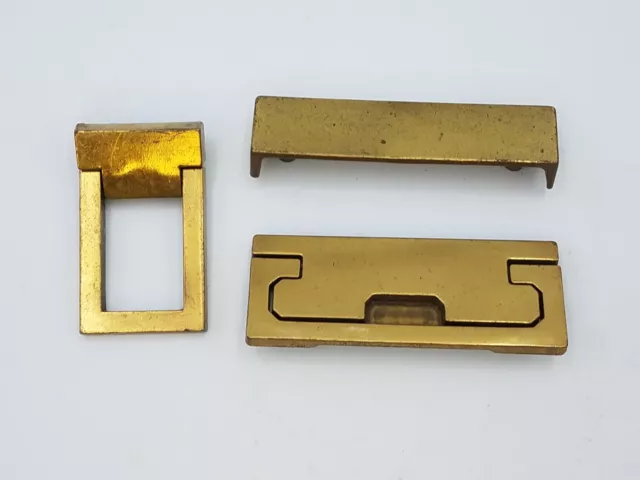 3pcs Mismatched MCM Dresser Drawer Handle Pull Furniture Hardware Knobs Vintage