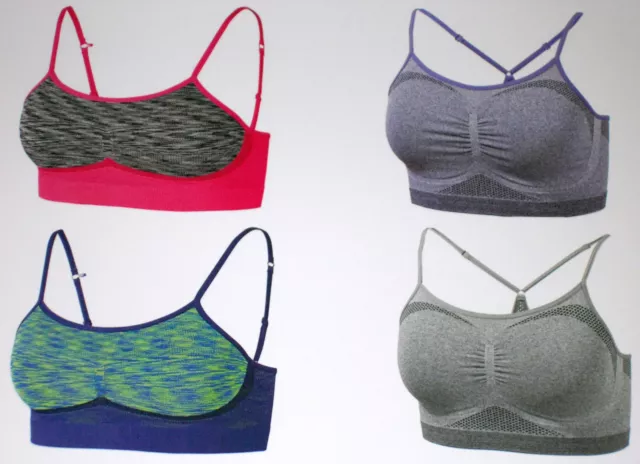 Damen SPORTBUSTIER Sportive Seamless Shapewear Bustier Light Level Gr.S M NEU