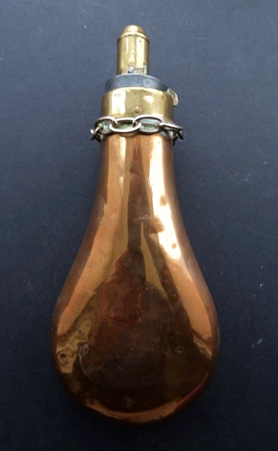 ANTIQUE POWDER FLASK JAMES DIXON & SONS shot gun case hawksley
