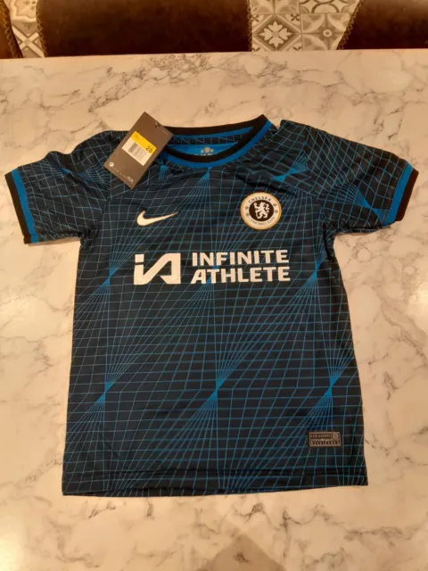Boys Kids Football Kit CFC Chelsea strip Shorts+Shirt+Socks 2023/24 Away Palmer